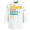 Eight Knot Button Chef Coat with Thermometer Pocket Thumbnail