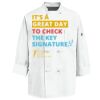 Eight Knot Button Chef Coat with Thermometer Pocket Thumbnail