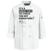 Eight Knot Button Chef Coat with Thermometer Pocket Thumbnail