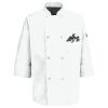 Eight Pearl Button Chef Coat with Thermometer Pocket Thumbnail