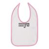 Infant Contrast Trim Premium Jersey Bib Thumbnail