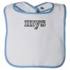 Infant Contrast Trim Terry Bib Thumbnail