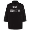 Ten Pearl Button Black Chef Coat Thumbnail