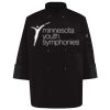 Ten Pearl Button Black Chef Coat Thumbnail