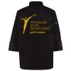 Ten Pearl Button Black Chef Coat Thumbnail