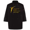 Ten Pearl Button Black Chef Coat Thumbnail