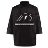 Black Knot Button Chef Coat Thumbnail